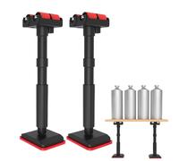 Support télescopique, tige de support, économie de travail | Cric de levage pour installation d'armoire réglable en hauteur | Poteau de levage polyvalent pour la maison, la salle de bain, la ferme, le