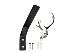 Support tête de mort de cerf - Support européen robuste en métal | Support mural durable pour trophée, décoration de chasse rustique | Supports de tête de mort pour cerf, ours, buffle