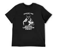 Support The Animal Liberation Front T-Shirt - Alf Straight Edge XL
