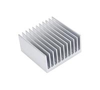 Support thermique en aluminium 40x40x20mm, 11 dentons à chaleur passive pour les componts de l'ordinateur Dispositifs électriques de refroidissement LED Module de transfert