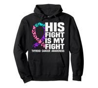 Support Thyroid Cancer Awareness Tee, Thyroid Cancer Gifts Sweat à Capuche