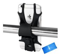 Support Tlphone Vlo Moto Bicyclette Silicone Réglable Pour Iphone X-8-7-6-Plus, Samsung,Huawei Et 4.5-6.0 Pouces Smartphone