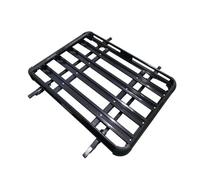 Support Toit Voiture À Double Pont En Alliage 160x100cm Toit SUV Panier Chargement En Alliage D'aluminium Support Toit Chargement Galerie De Toit Pour Voitures(Black 160x100cm)