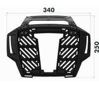 Support top case Hepco & Becker Alurack - noir