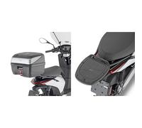 Givi Support Topcase Monolock SR5618 pour Piaggio 1 Électrique 2021-2022 Argenté