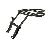 Support Topcase noir pour Peugeot Speedfight 1 + 2 | Pour la pose d'un coffre supérieur; se fixe à la place de l'arceau arrière, étrier porte-coffre de teinte foncée sur véhicule