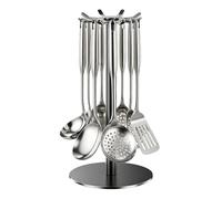 Support Tournant Pour Ustensiles De Cuisine Support À Spatules Gain De | Support ustensiles cuisine sur plan de travail Pour Cuillère Écumoire Louche À Soupe Presse-Purée Fou Noir