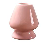 Support traditionnel pour fouet à matcha - Pour cérémonie du thé - Rose - 6,5 x 7,5 cm