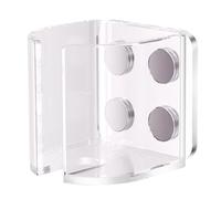 Support transparent pour distributeur d'eau pour hamster avec aimants puissants pour cages, réservoirs et enclos - Convient pour rongeurs, hérissons, petits animaux