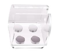 Support transparent pour distributeur d'eau pour hamster avec aimants puissants pour cages, réservoirs et clôtures, convient aux rongeurs, hérissons, hamsters nains, porte-bouteille d'eau