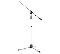 Support Trepied Bati Microphone Micro DJ PA Ajustable Hauteur max. 220cm Chrome