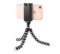 Support Trépied Flexible Octopus Rotatif 360° pour Smartphone Universel Noir