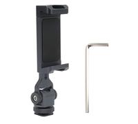 Support trépied rotatif à 360 pour smartphone avec griffe porte-accessoires, support universel pour téléphone offrant des positions de caméra