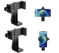 Support Trépied Universel pour Smartphone, Adaptateur Réglable de Support Téléphonique pour Trépied, Conception Ajustable et Robuste, Adaptateur de Monture pour Trépied de Téléphone Mobile