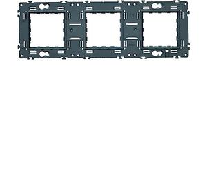 support triple - horizontal et vertical - entraxe 71 mm - hager gallery wxa465