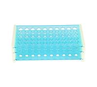 Support tubes éprouvette, Support de tige de test en plastique 1PC pour 13 mm de diamètre 50 trous positions en plastique Three Tube Tube Tube Tube Tube