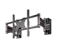 Support TV Adapté À La Plupart des Téléviseurs 32-120 Pouces, Inclinaison Pivotante, Réglage Horizontal, Support Mural TV avec Bras Articulés(40-80 inches)