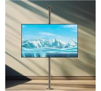 Support TV Au Sol - Support Rotatif À 360 Degrés pour Cloison De Séparation, Support De Plafond Inclinable Et Pivotant pour Téléviseur, Compatible avec Écran LED De 32 À 75 Pouces(60-85cm)