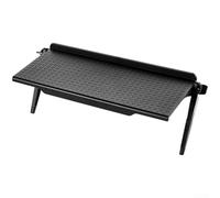 Support TV avec hauteur réglable pour moniteurs, routeurs et récepteurs, étagère compacte en ABS offrant un positionnement personnalisable pour les appareils électroniques (petit)