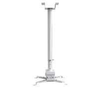 Support TV de plafond réglable pour projecteur - Support TV multifonction pliable - Fixe, extensible et réglable en hauteur pour montage au plafond.