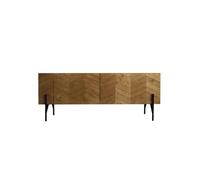 Support TV de salon Armoire de rangement simple pour un petit appartement, salon, meuble TV multifonction Support TV avec espace de rangement