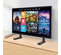 Support TV de Table Base TV de Table avec Trou Gauche et Droit Distance du Crochet réglable