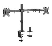 Support TV Double Bras De Moniteur Audizio Mad20 Pour écrans De 13 à 32 Pouces Facilement Réglable 8 Kg Max Par écran Noir G