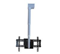 Support TV électrique de plafond pour téléviseur LCD - Support de suspension rétractable rotatif pour plafond, support TV motorisé, support TV de plafond motorisé avec télécommande, convient aux tél