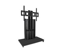 Support TV électrique intelligent - Chariot mobile réglable en hauteur pour téléviseurs de 40 à 90 pouces, design à double colonne, contrôle intelligent prend en charge jusqu'à 75 kg de base de