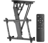 Maclean MC-880 Support TV électrique au Plafond, pour Murs inclinés 32"-70" télécommande Max 35kg Max VESA 600x411