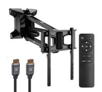 Support TV électrique mural 37-70" jusqu'à 35 kg, câble HDMI 3m, télécommande