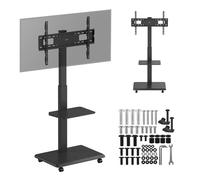 Support TV - ERGO-OFFICE - ER-304 B - Charge max. 50kg - Écran 37 à 75 pouces - Inclinaison +3° à -5°