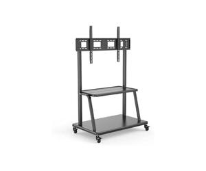 Support TV - EWENT - EW1541 - 55" à 120" - Acier Noir - Charge max 150 kg
