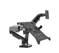 Support TV F160 for Ordinateur Portable 10-17,3" avec Rotation à 360° et vérin air for écran LCD 10-27" - de Bureau for Moniteur(with USB Cable)