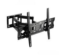 Support TV, fixation mural à double bras inclinable et orientable pour TV LED POLAROID 42'' VESA 200X400mm Noir-Visiodirect