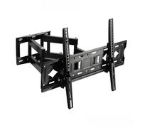 Support TV, fixation mural à double bras inclinable et orientable pour TV OLED Samsung TQ77S95C 77"" VESA 400X400mm Noir-Visiodirect