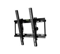 Support TV fixation mural inclinable de 15° Noir pour téléviseurs Samsung, Sony, LG, Tcl, Hisense de 32 à 80 VESA 200X200mm, 200X400m, 300X300mm,