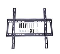 Support TV fixe pour téléviseurs de 26 à 65 pouces, support mural fin universel pour TV à écran plat, peut contenir une TV à seulement 3.2 cm du mur, VESA max 470x430 mm, charge maximale 50 kg
