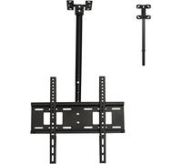 Support TV Flottant, Support TV de Plafond Multifonction, Support TV de Plafond pivotant et inclinable à 360°, Compatible avec la Plupart des téléviseurs LCD Plats et incurvés de 32 à 55 Pouces. Supp