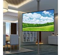 Support TV Inclinable Et Pivotant - LCD TV 360 Degrés Cadre Tournant, Support Rotatif pour Meuble TV Rotatif, Convient Aux Écrans LED De 32 À 75 Pouces (Size : 170-205cm)