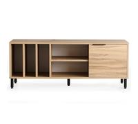 Hanah Home Support TV, mélamine, chêne, Taille Unique