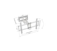 Support TV LCD/LED 50-120 150KG AR-91XXL ART RAMT AR-91XXL