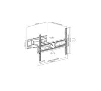 Support TV LED/LCD 37-80 40KG AR-90 reg. RAMT AR-90