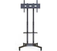 Support TV mobile avec support universel réglable pour écrans de 32 à 70" - Chariot TV portable avec roulettes pour un déplacement facile