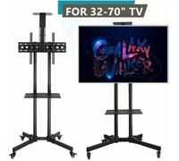 Support TV Mobile Chariot Télévision de 32""-70"" Pouces Plasma/LCD/LED avec Plateau Support de Fixation VESA 400x600 mm