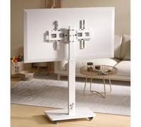 Support TV Mobile sur Pied, Support Portable pour Écran LED avec roulettes, Levage Manuel, pour Écran Plat, Fixation Horizontale Et Verticale(40"-80")