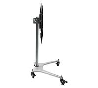 Support TV mobile sur roulettes avec hauteur réglable - Support TV universel avec support pour téléviseurs - Facile à déplacer - Parfait pour la maison et le bureau