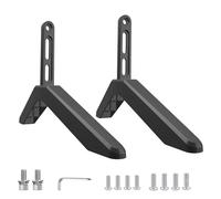 Support TV Monte - Pieds de support TV | Base réglable en hauteur pour téléviseurs, pieds d'assemblage non slip, support universel résistant à LED, LCD et axes