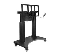 Support TV Motorisé Chariot électrique de Support TV d'inclinaison 90 degrés d'ascenseur motorisé tournant 360 pour 55" 65" 75" 86"