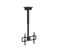 Support TV motorisé plafond écran 37''-86'' - hauteur 111,5-151,5 cm